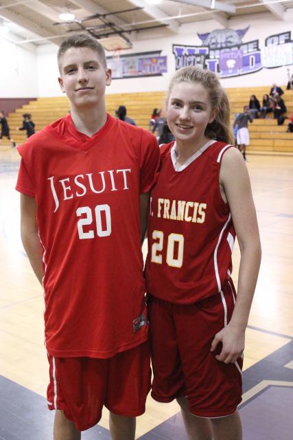 Maggie Malaney played on the JV Basketball and freshmen volleyball teams in her first season. She is joined by her brother, Jake, who is a freshmen at Jesuit.