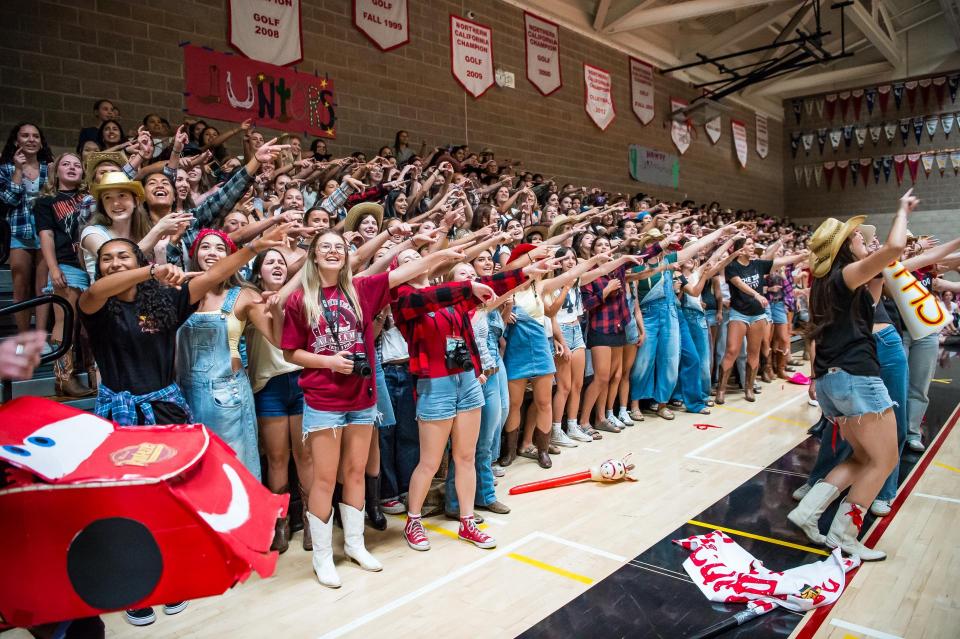 Class of 2027 at SFHS Welcome Rally