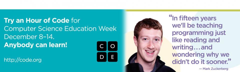 Mark Zuckerberg
Image from Code.org - resources