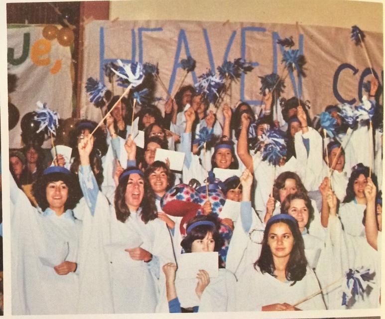 Homecoming 1978- seniors as angels