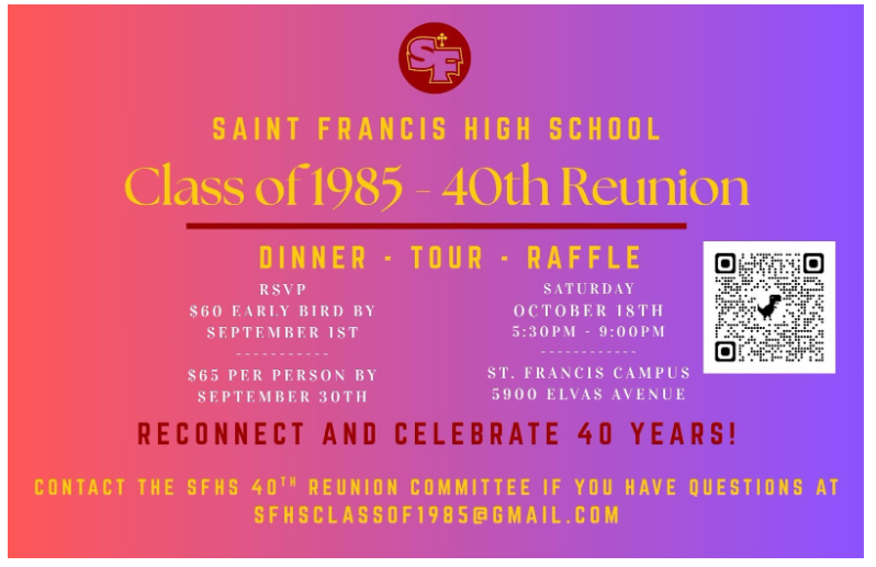 Class of 1985 - 40th Reunion
