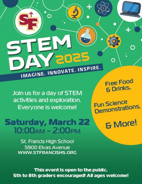 STEM Day 2025. St. Francis Catholic High School Sacramento, CA