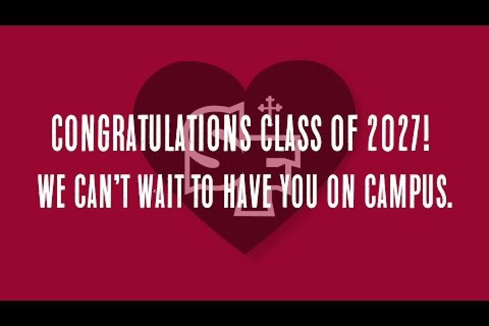 Class of 2027 Welcome Video