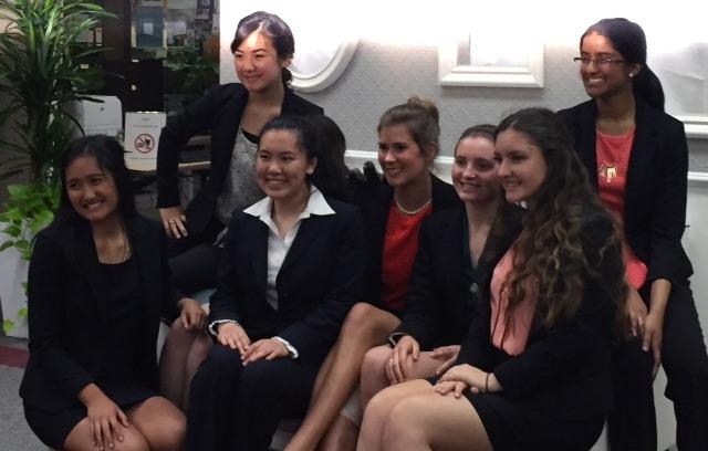 Speech Team Members at the State Championships Speech Tournament 2016.