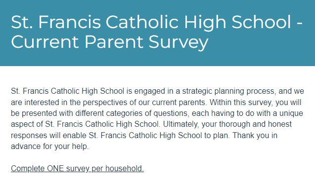 Current Parent Survey