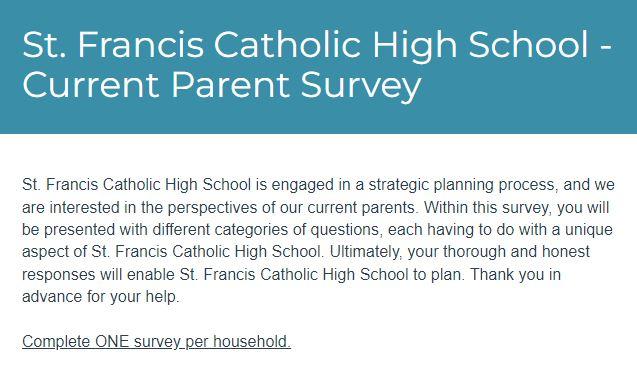 Current Parent Survey