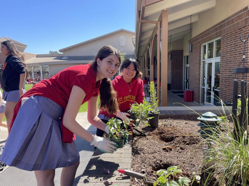 Kateri Garden. St. Francis Catholic High School Sacramento, CA