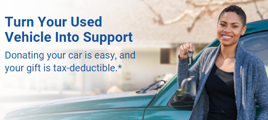 Vehicle Donation - Every car can drive change!
